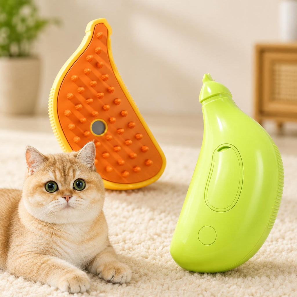 😺🐶 Cepillo de vapor 3 en 1 para perritos y gatitos mimados
