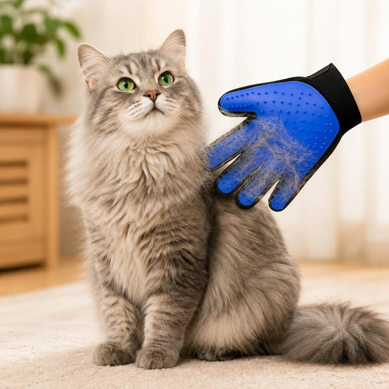 😺🐶 Guante cepillo para perritos y gatitos consentidos
