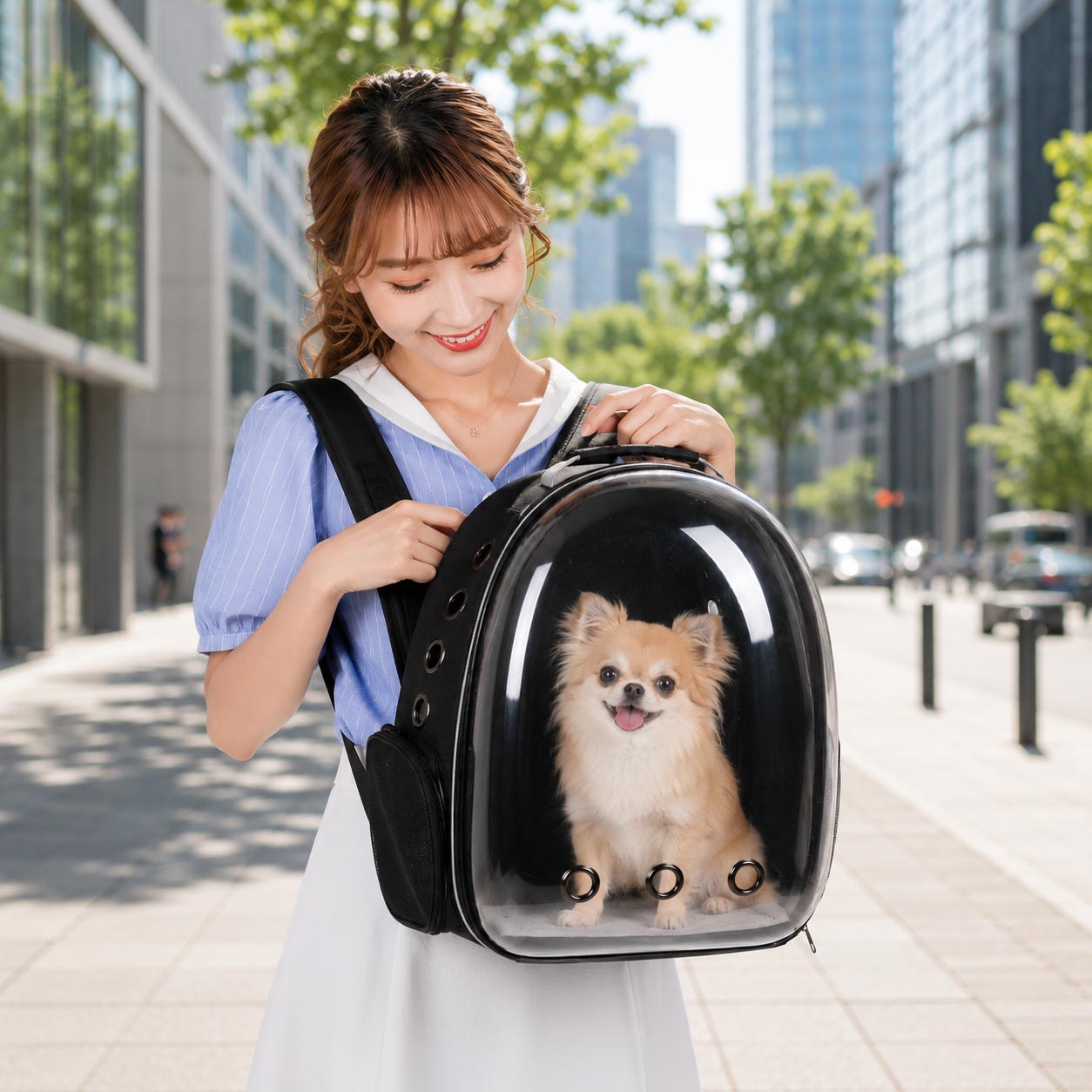 🐱🐶 Transportadora cápsula para perritos y gatitos aventureros
